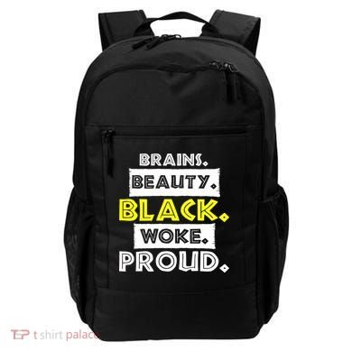 Brains Beauty Black Woke Proud Backpack