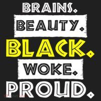 Brains Beauty Black Woke Proud Hat thumb 2