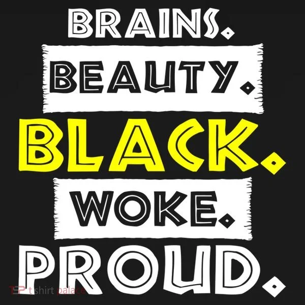 Brains Beauty Black Woke Proud Toddler Hoodie