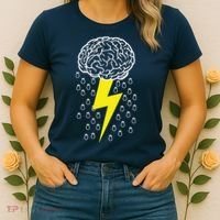 Brainstorm Lightning Cloud Women's T-Shirt thumb 2