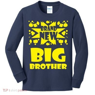 Brand New Big Brother Kids Long Sleeve Shirt
