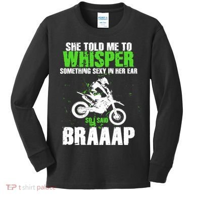 BRAPPP Motocross  Kids Long Sleeve Shirt