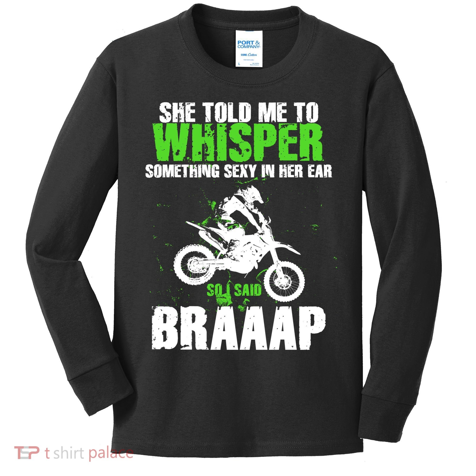 BRAPPP Motocross  Kids Long Sleeve Shirt