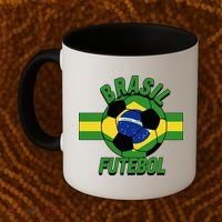 Brasil Futebol Brazil Soccer Coffee Mug thumb 2