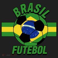 Brasil Futebol Brazil Soccer Golf Towel thumb 3