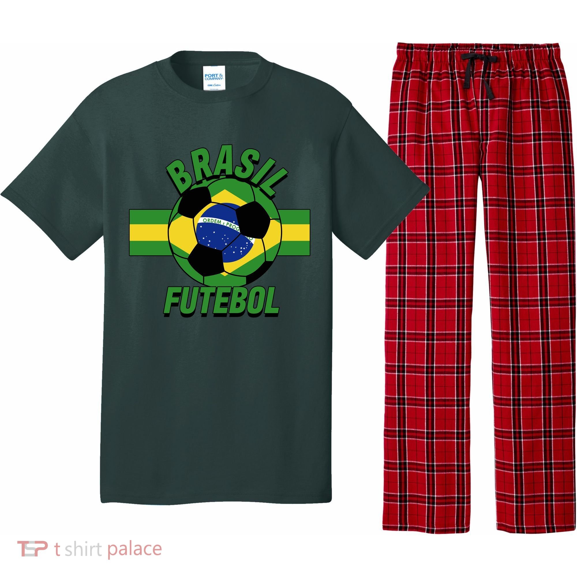 Brasil Futebol Brazil Soccer Pajama Set