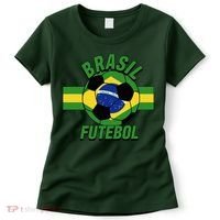 Brasil Futebol Brazil Soccer Women's T-Shirt thumb 0