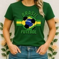 Brasil Futebol Brazil Soccer Women's T-Shirt thumb 2