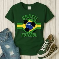 Brasil Futebol Brazil Soccer Women's T-Shirt thumb 3