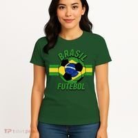 Brasil Futebol Brazil Soccer Women's T-Shirt thumb 4