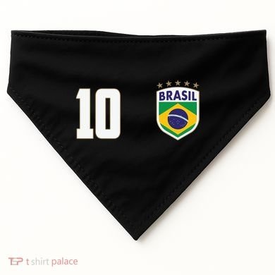 Brasil World Cup Soccer Emblem Jersey USA-Made Doggie Bandana