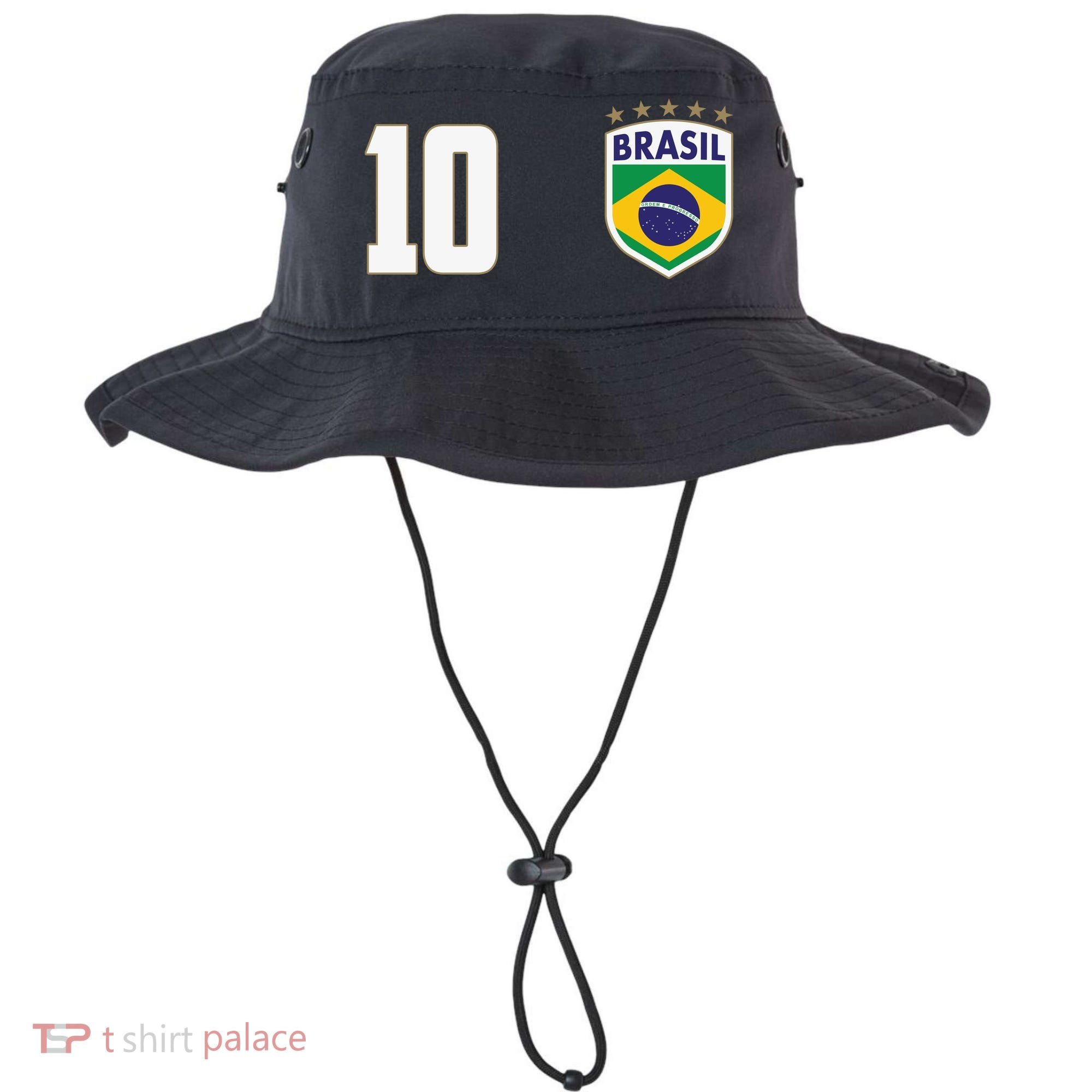 Brasil World Cup Soccer Emblem Jersey Bucket Hat