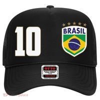 Brasil World Cup Soccer Emblem Jersey Hat thumb 0