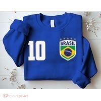 Brasil World Cup Soccer Emblem Jersey Sweatshirt thumb 2