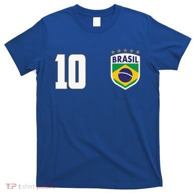Brasil World Cup Soccer Emblem Jersey T-Shirt