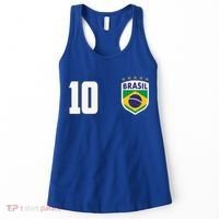 Brasil World Cup Soccer Emblem Jersey Women's Tank Top thumb 0