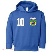 Brasil World Cup Soccer Emblem Jersey Toddler Hoodie thumb 0