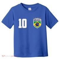 Brasil World Cup Soccer Emblem Jersey Toddler T-Shirt thumb 0