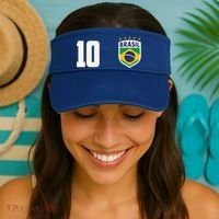 Brasil World Cup Soccer Emblem Jersey Visor thumb 2