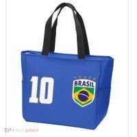 Brasil World Cup Soccer Emblem Jersey Tote Bag thumb 3