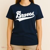 Braves Baseball Vintage Sports Logo T-Shirt thumb 4