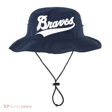 Braves Baseball Vintage Sports Logo Bucket Hat