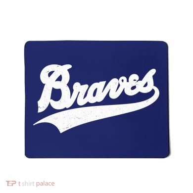 Braves Baseball Vintage Sports Logo Mousepad