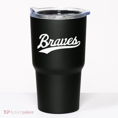 Braves Vintage Distressed Tumbler