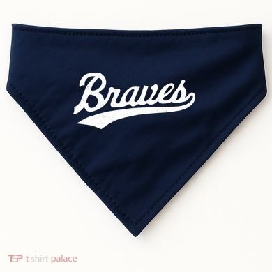 Braves Vintage Distressed USA-Made Doggie Bandana