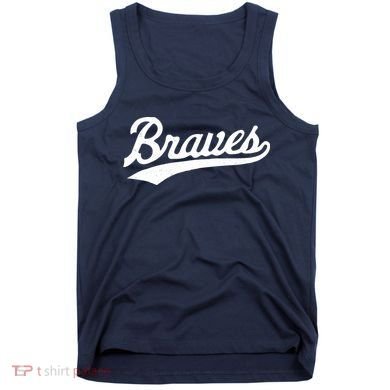 Braves Vintage Distressed Tank Top
