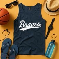 Braves Vintage Distressed Tank Top thumb 4