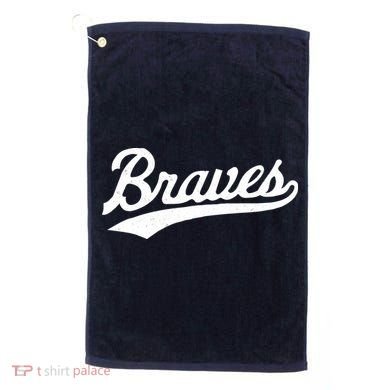 Braves Vintage Distressed Golf Towel