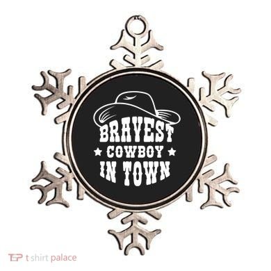 Bravest Cowboy In Town Ornament