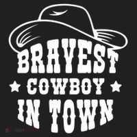 Bravest Cowboy In Town Hat thumb 2