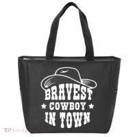 Bravest Cowboy In Town Tote Bag thumb 0