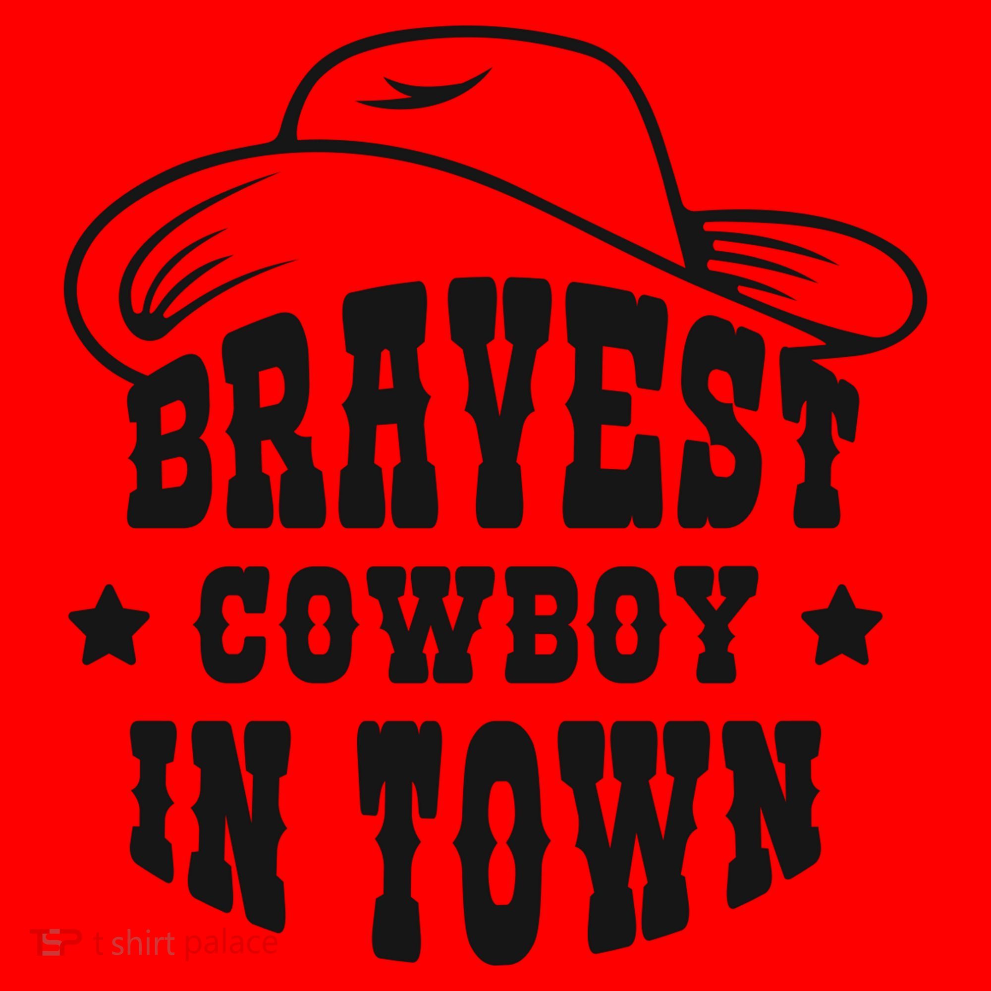 Bravest Cowboy In Town Santa Hat