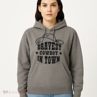 Bravest Cowboy In Town Hoodie thumb 5