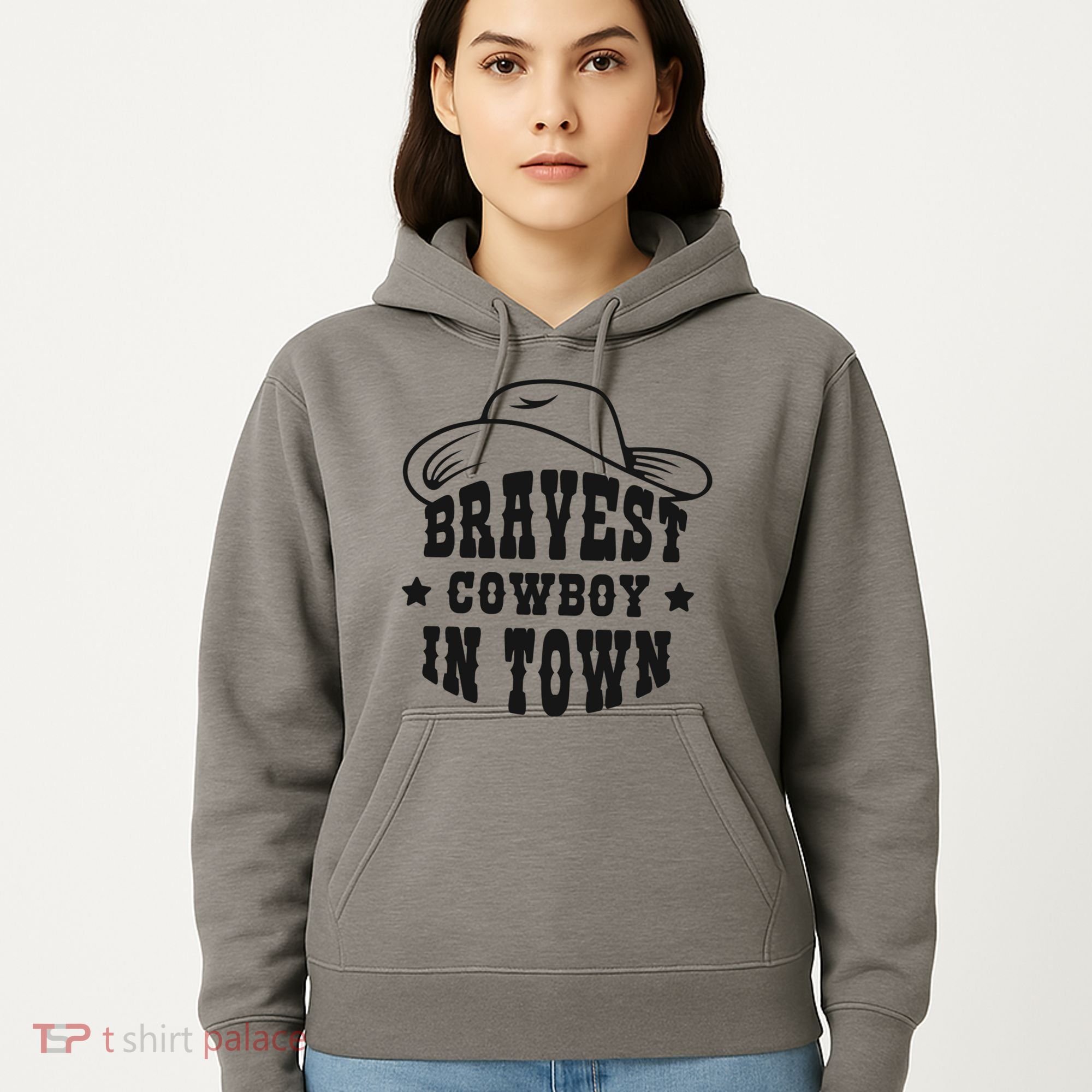 Bravest Cowboy In Town Hoodie