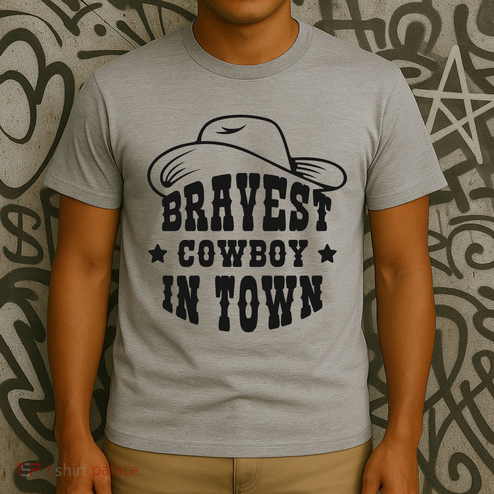 Bravest Cowboy In Town T-Shirt