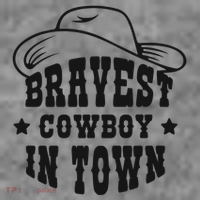 Bravest Cowboy In Town Tank Top thumb 6