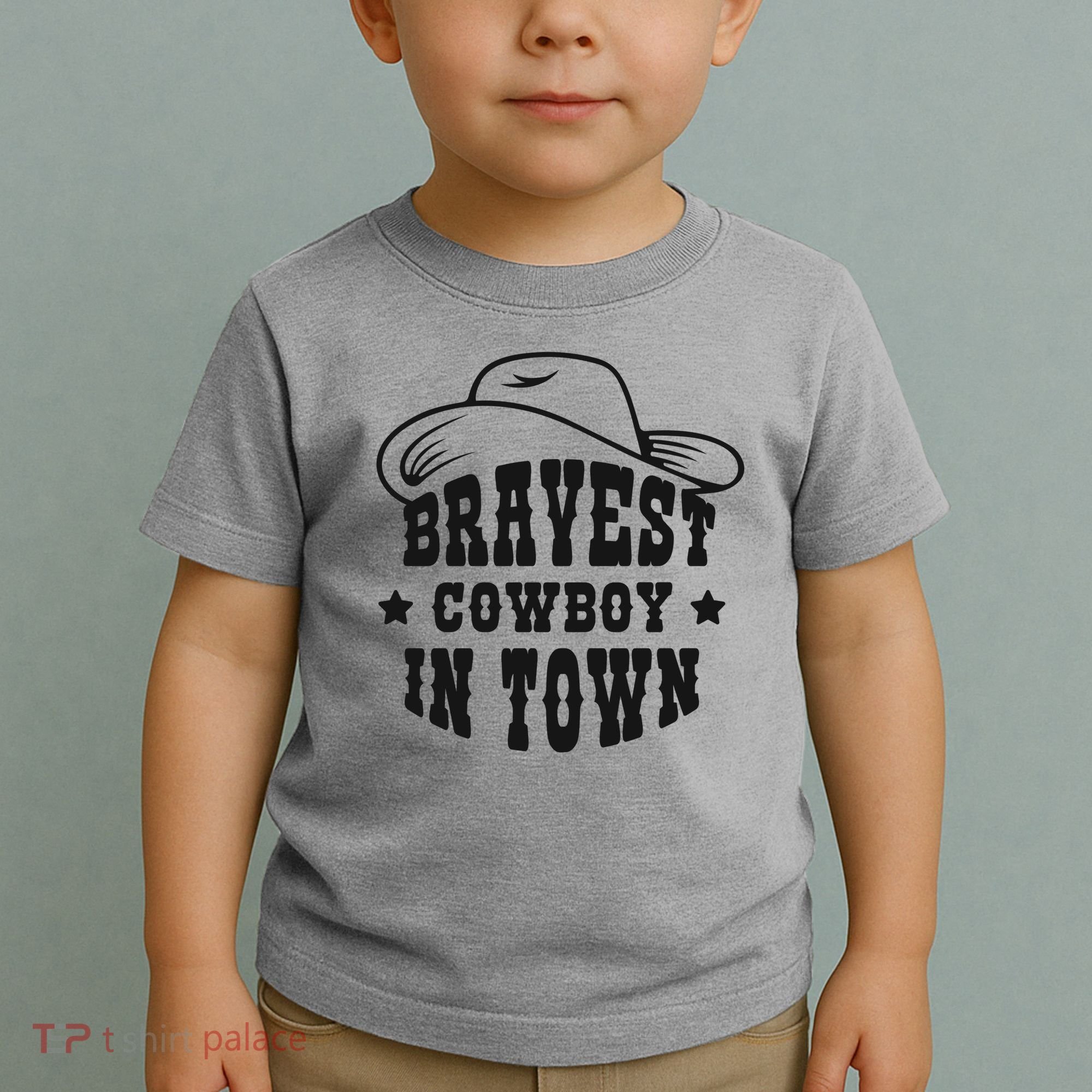 Bravest Cowboy In Town Toddler T-Shirt