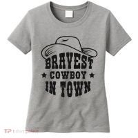 Bravest Cowboy In Town Women's T-Shirt thumb 0