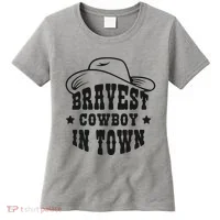 Bravest Cowboy In Town Women's T-Shirt thumb 0