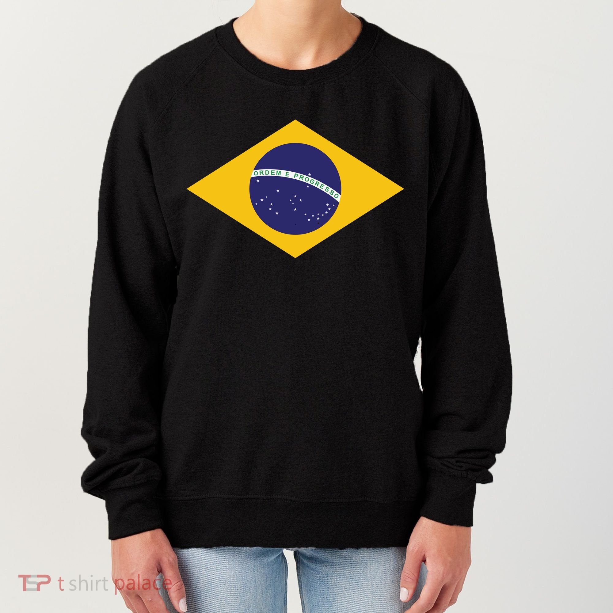 Brazil National Flag Women's Sweatshirt