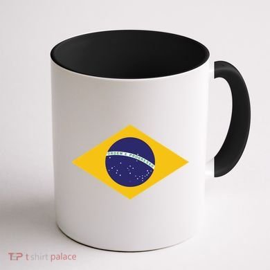 Brazil National Flag Coffee Mug back