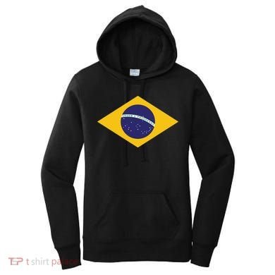 Brazil National Flag Women's Hoodie
