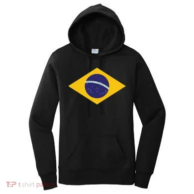 Brazil National Flag Women's Hoodie