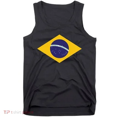 Brazil National Flag Tank Top