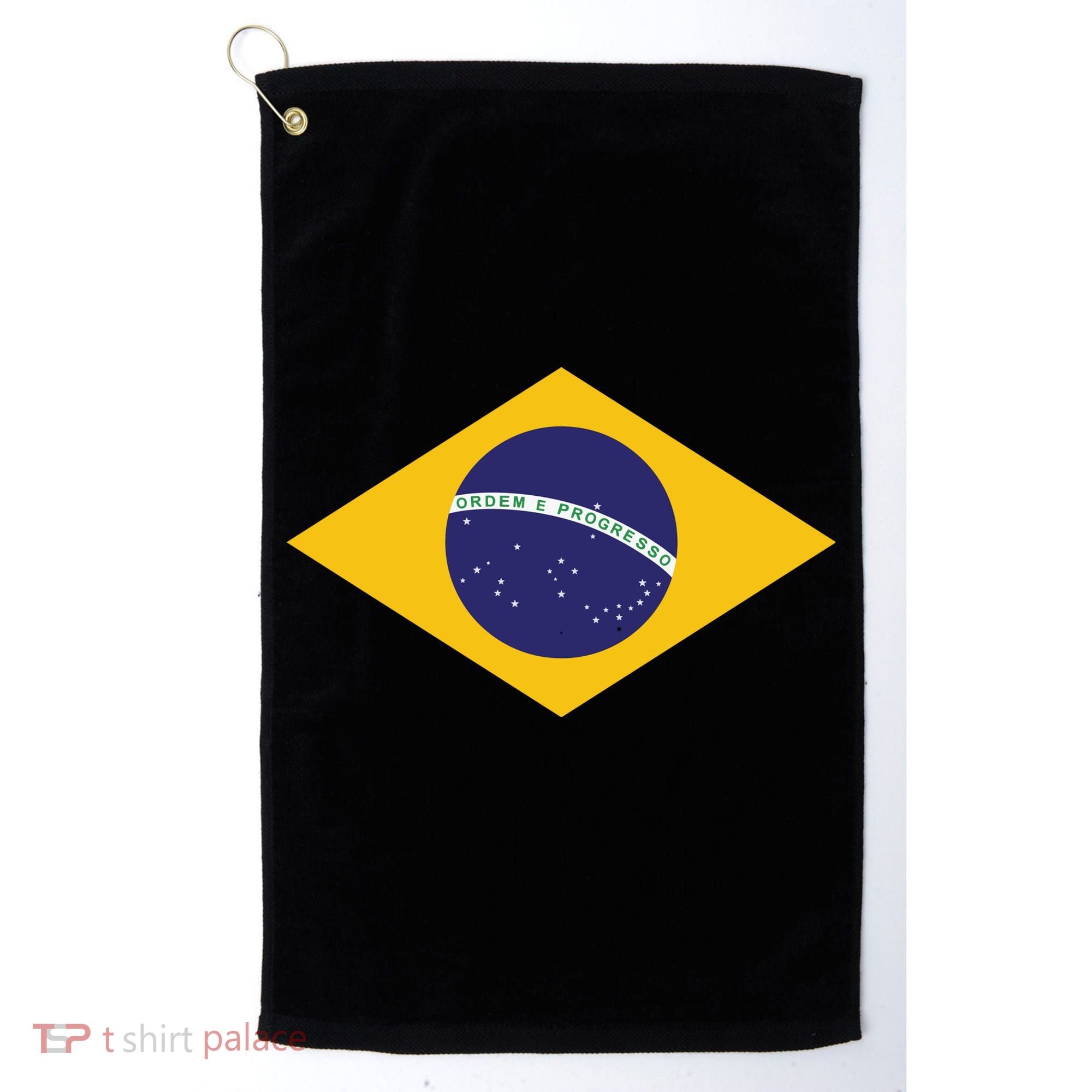 Brazil National Flag Golf Towel