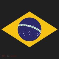 Brazil National Flag Golf Towel thumb 3